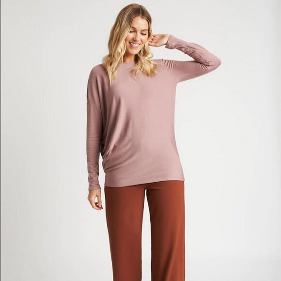 KIT and Ace - Wave Long Sleeve Tee  - Heather Fawn - Xsmall - Picture 1 of 12